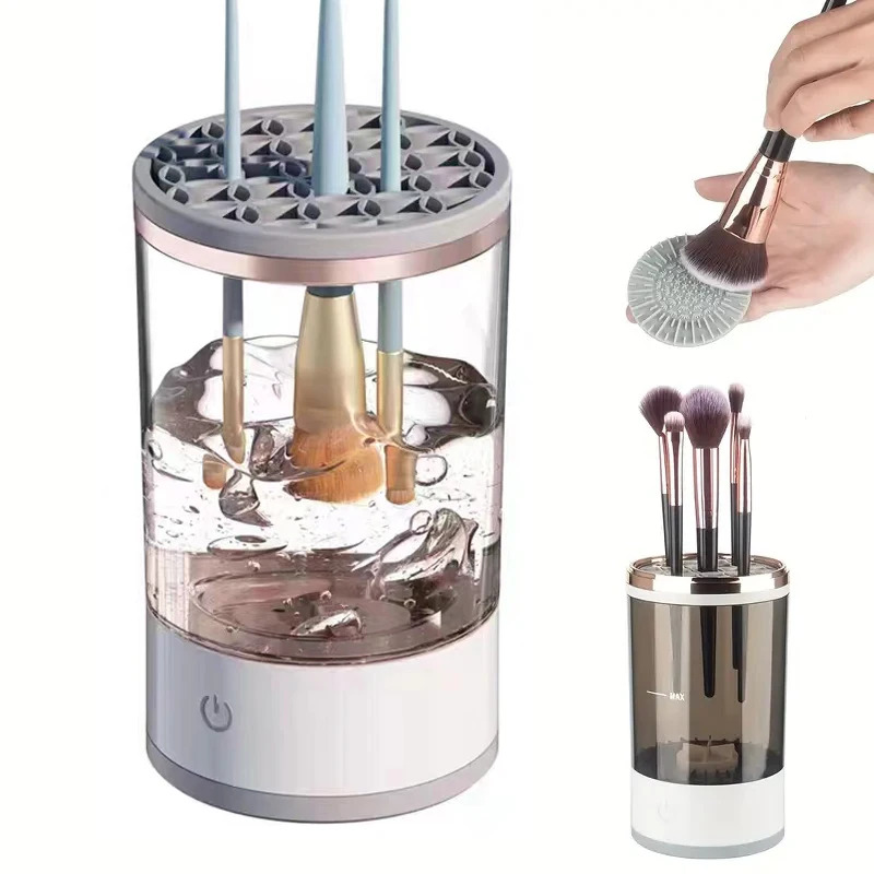 Beauty Makeup Brushes - Otomatik Elektrikli Makyaj Fırçası Temizleyici USB