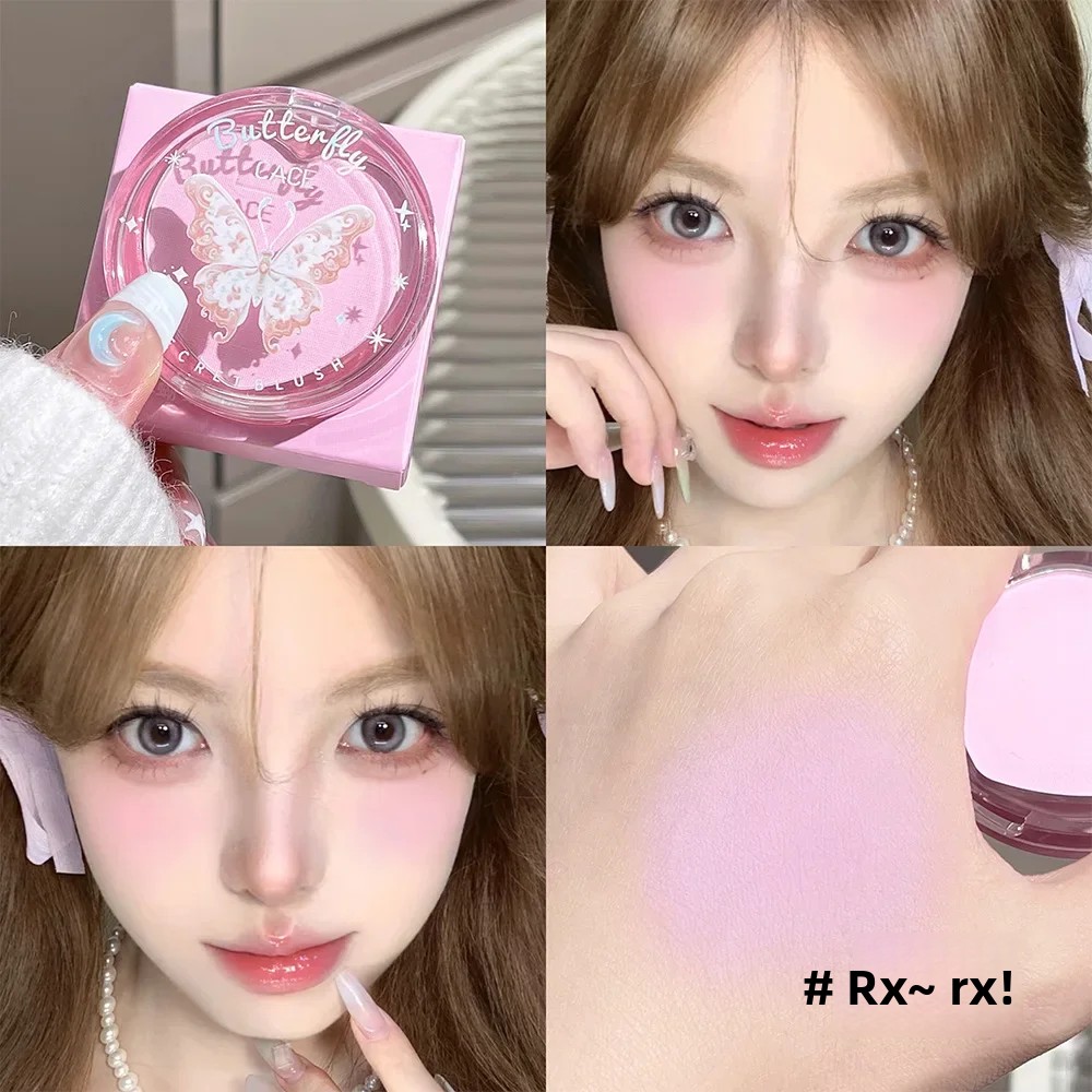 Beauty Makeup Look - Romantik Kelebek 3 Renkli Allık Paleti