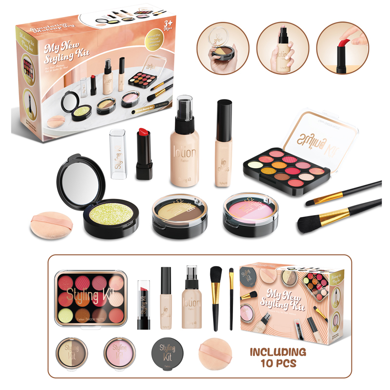 Beauty Makeup For Kids - 10 adet Simülasyon Kız Güzellik Oyun