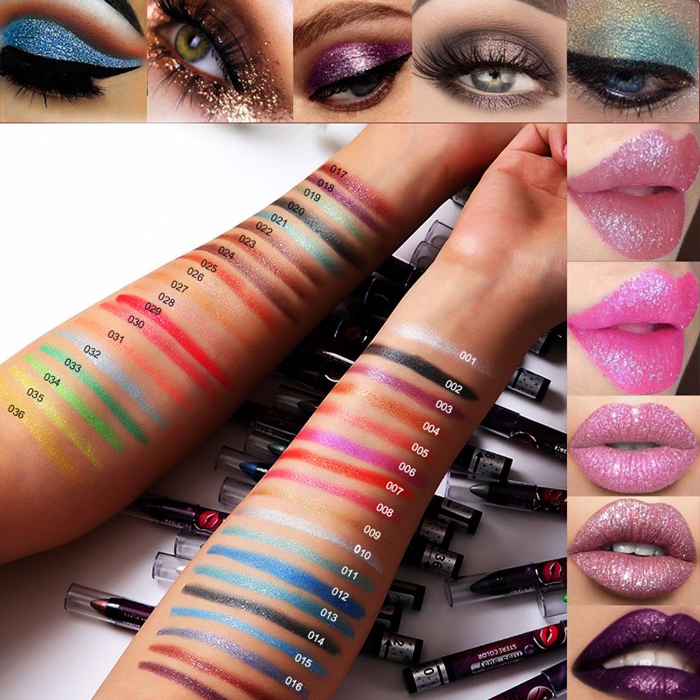 Lip Liner Pencil - Göz Farı Renkli Gradyan Uzun Süre