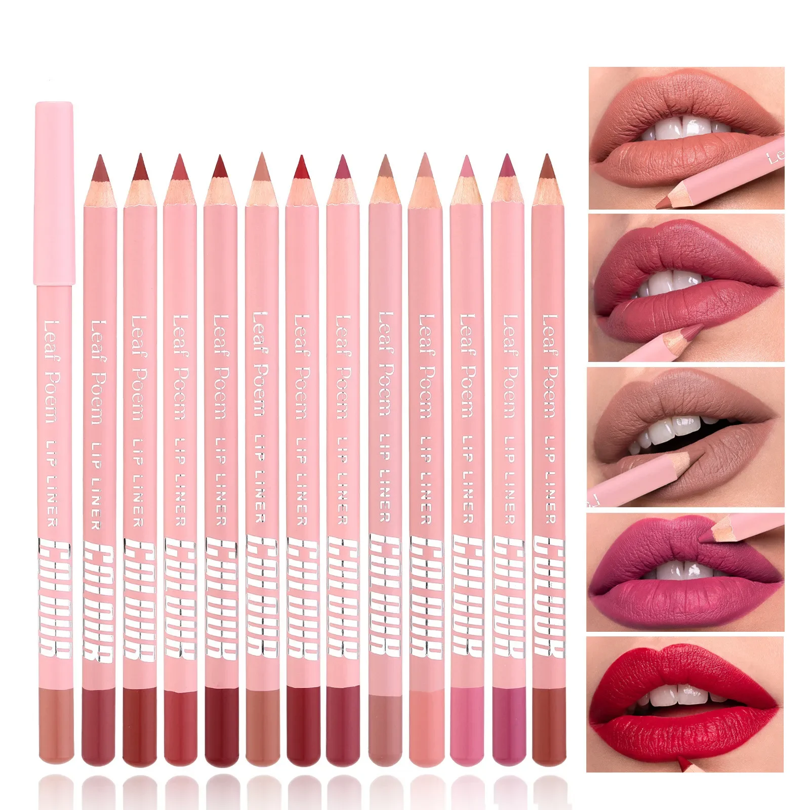 Lip Liner Pencil - Ruj Dudak Kalemi Kalem Seti Mat