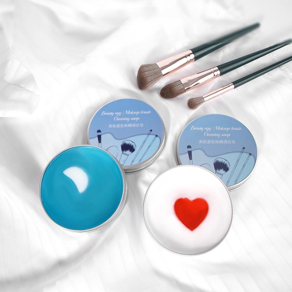 Beauty Makeup Brushes - 1 takım 50/100g Sevimli Kalp Şekilli