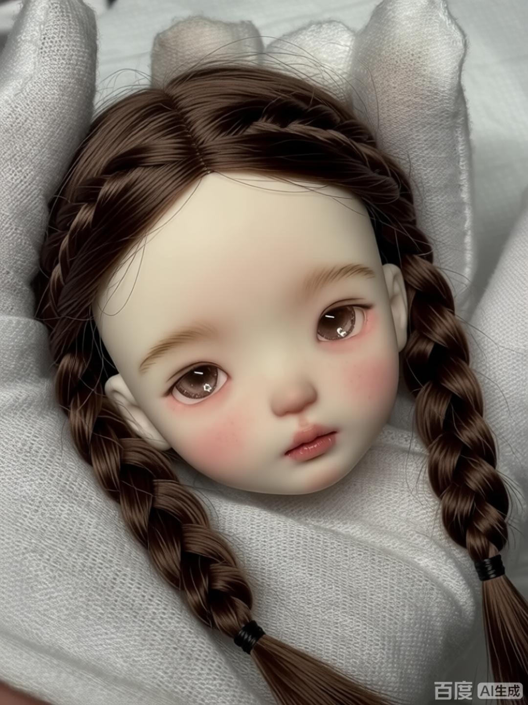 Beauty Y Makeup - 1/6 Ölçekli SD BJD Bebek Kafası