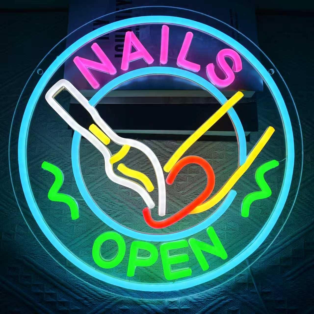 Nails Open Neon Tabela USB Kıs - Beauty And Makeup Studio incelemesi ve fiyatı