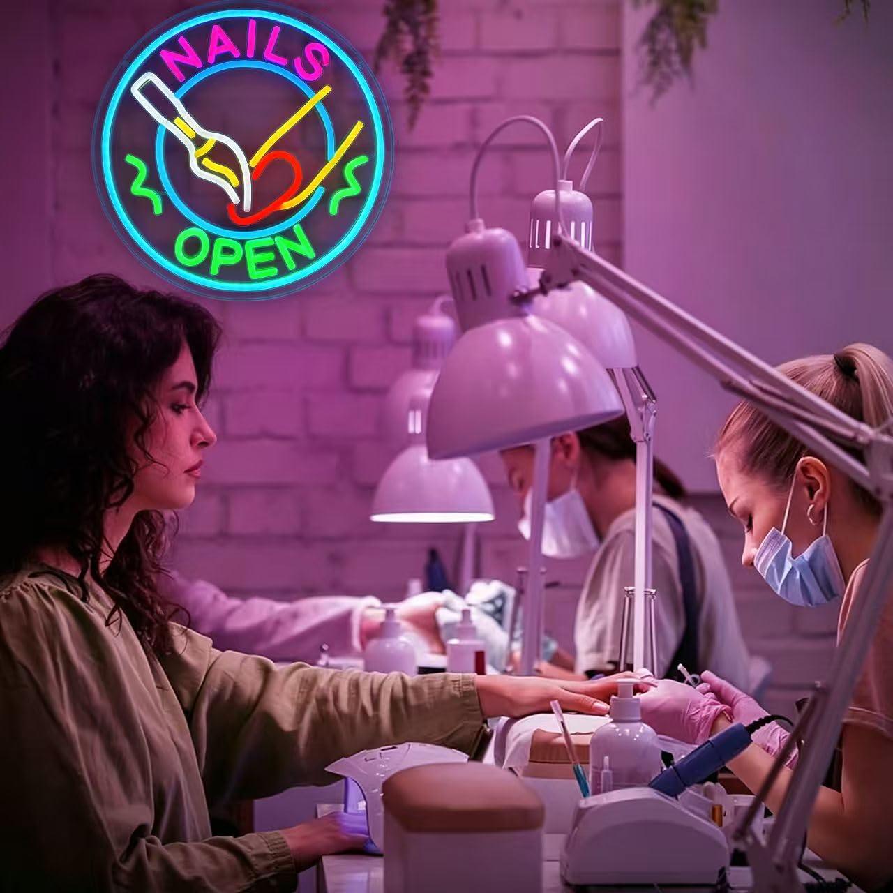 Nails Open Neon Tabela USB Kıs - Beauty And Makeup Studio incelemesi ve fiyatı