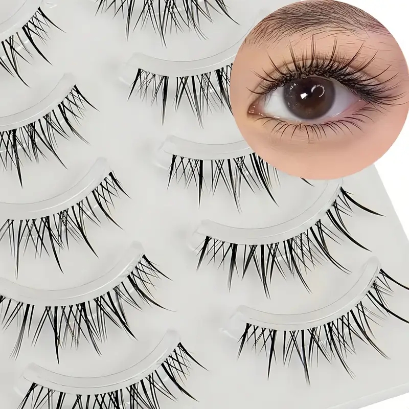 5 Çift Şeffaf Saplı Dalgalı Ta - Beauty Makeup Look incelemesi ve fiyatı