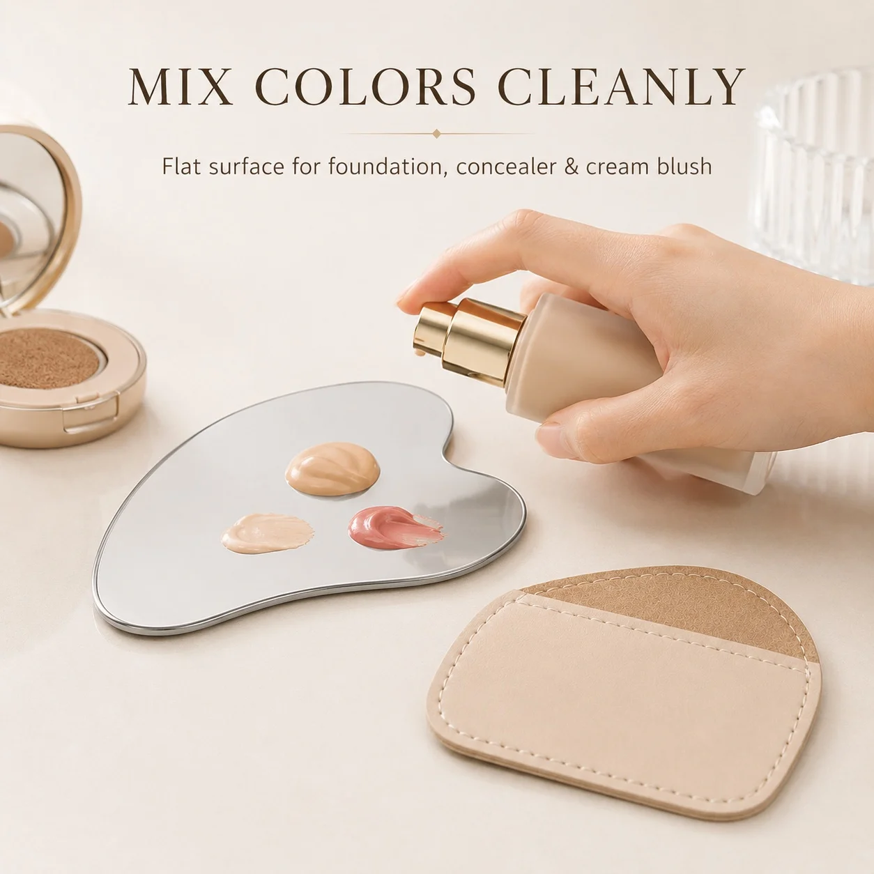 Kalp Şeklinde Paslanmaz Çelik  - Beauty Makeup Foundation incelemesi ve fiyatı