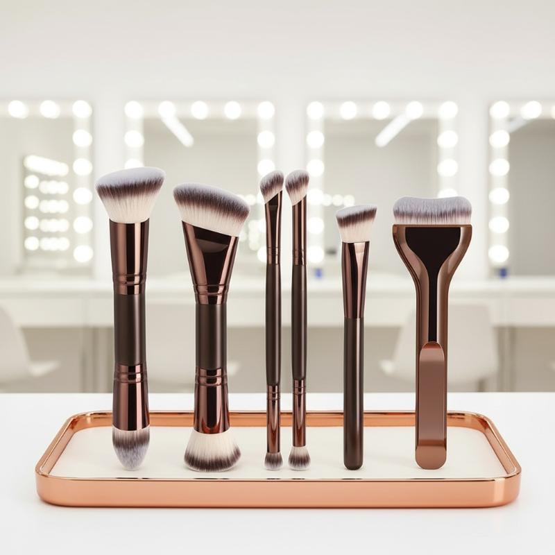 Çift Başlı Yüz Makyaj Fırça Se - Ms Beauty Makeup incelemesi ve fiyatı
