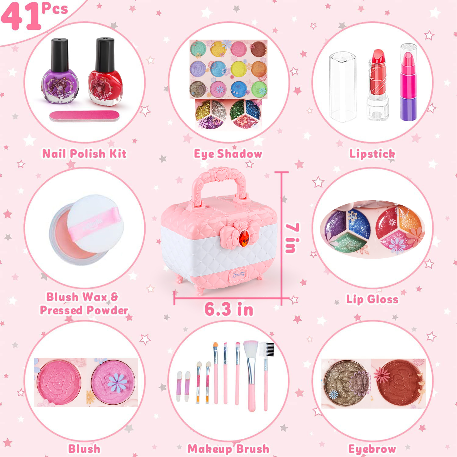 Çocuklar makyaj oyuncak seti k - Beauty Makeup For Kids incelemesi ve fiyatı