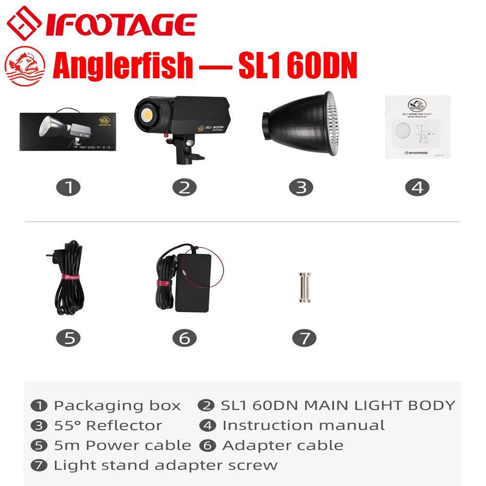 Ifootage Anglerfish SL1 60DN C - Beauty And Makeup Studio incelemesi ve fiyatı