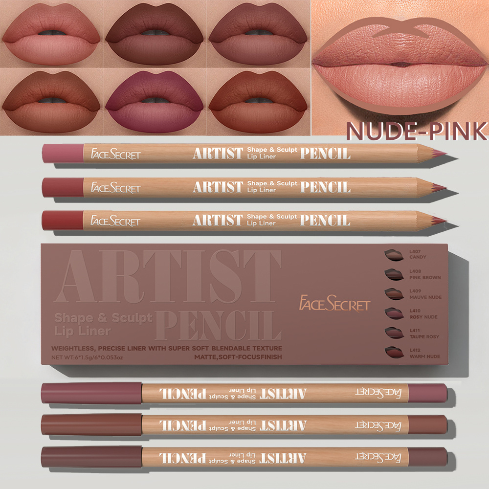 6'lı Set Artist Face Secret Du - Lip Liner Pencil incelemesi ve fiyatı