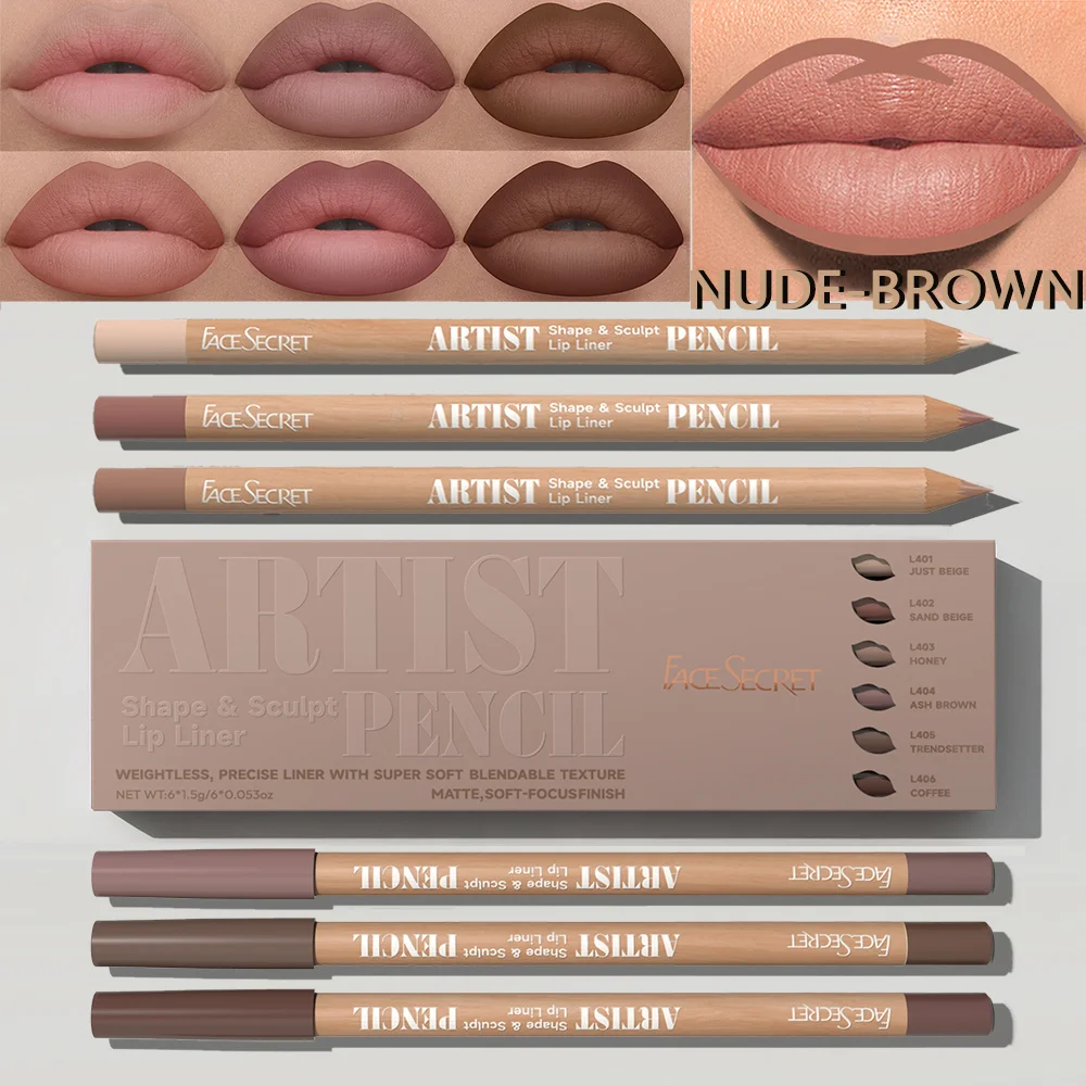 6'lı Set Artist Face Secret Du - Lip Liner Pencil incelemesi ve fiyatı