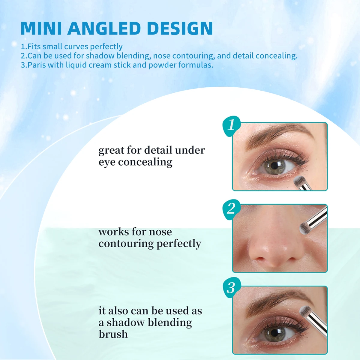 Açılı Kapatıcı Makyaj Fırçası  - Beauty Queen Makeup incelemesi ve fiyatı